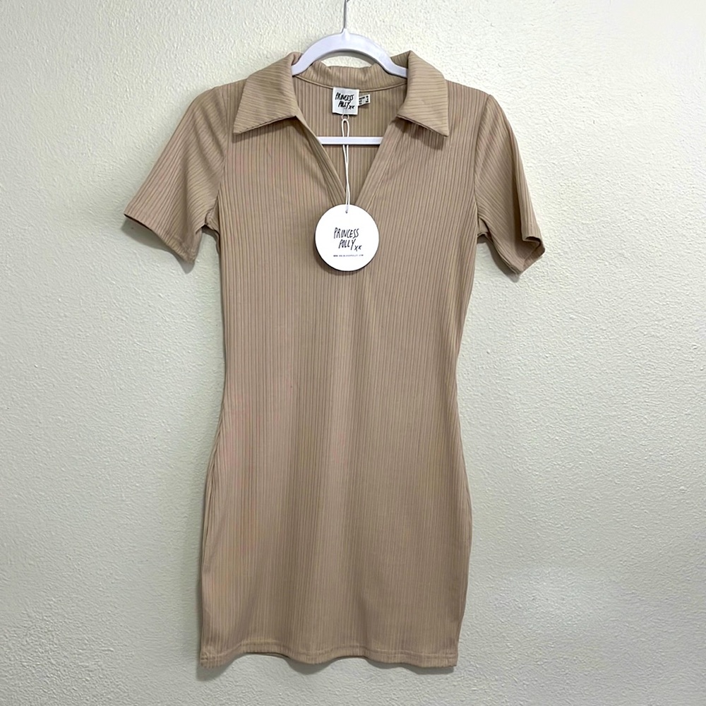 NWOT Princess Polly Cream Mini Dress - Picture 6 of 13